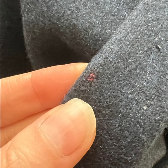 Vintage Long Dark Blue Wool Hooded Cape Cloak - cosplay Victorian or hobbit - Picture 17 of 17